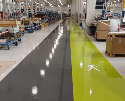 Pictogram, lijnen, vlakken, gietvloer (2)